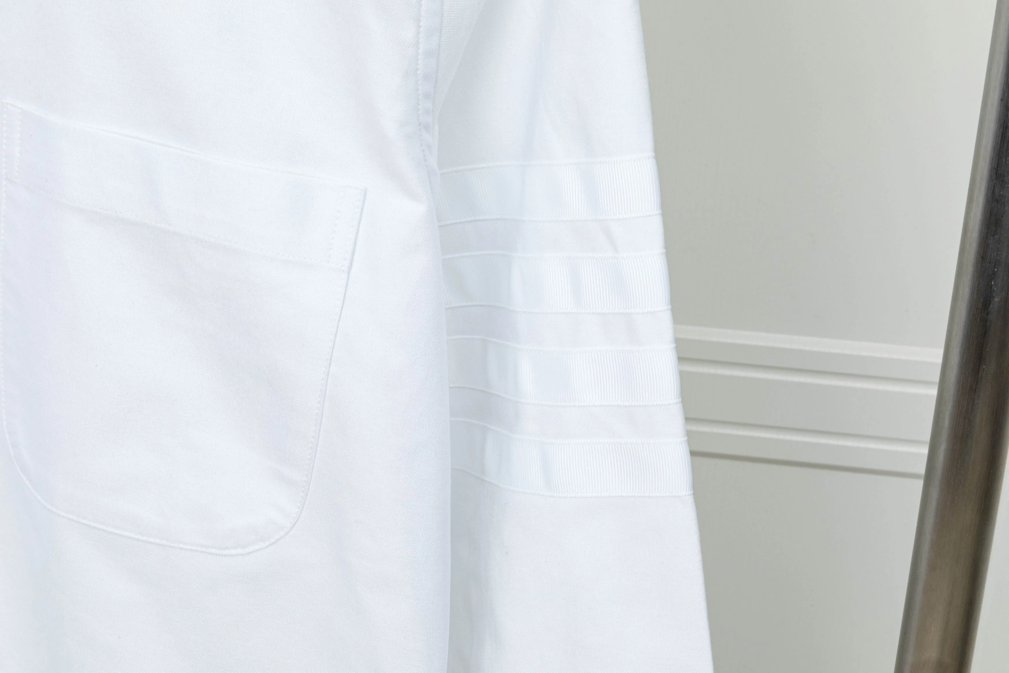 𝗧𝗵𝗼𝗺 𝗕𝗿𝗼𝘄𝗻𝗲 White 😌 Classic ～TB ， ， ！ ， 🕺 ！ ！ ， ， ， New Arrival， ～ ：White Light Blue Sizes：01234